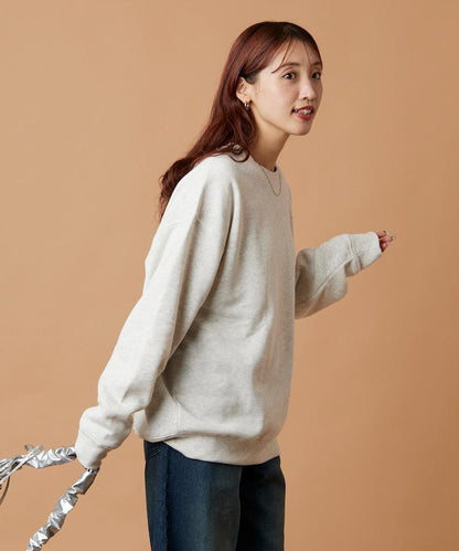 寬鬆版型背面印花圓領衛衣 / CATS GHOST