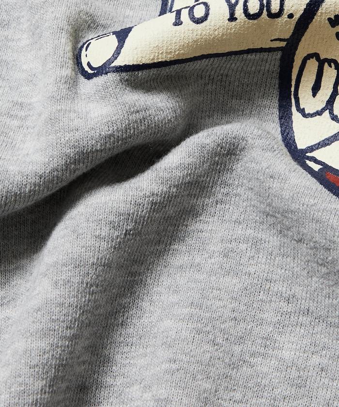 寬鬆版型背面印花圓領衛衣 / CATS GHOST