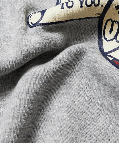 寬鬆版型背面印花圓領衛衣 / CATS GHOST