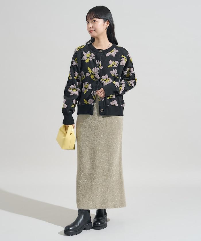 亮片羽毛半身裙