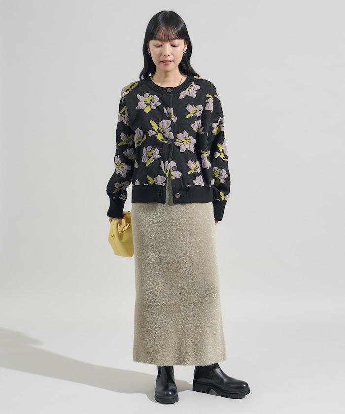 亮片羽毛半身裙