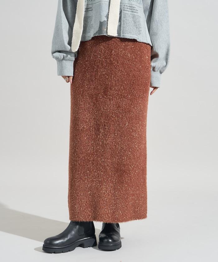 亮片羽毛半身裙