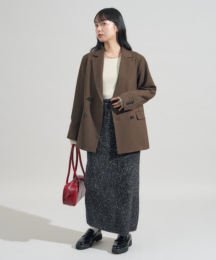 亮片羽毛半身裙