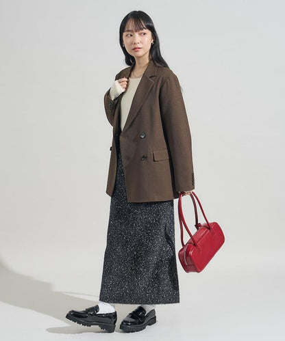 亮片羽毛半身裙