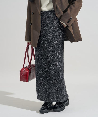 亮片羽毛半身裙