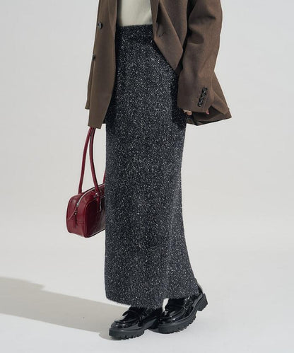 亮片羽毛半身裙