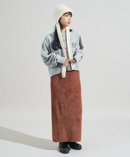 亮片羽毛半身裙