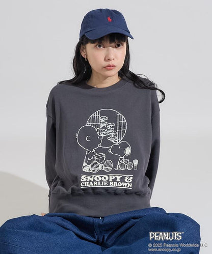 《PEANUTS》茶室印花衛衣