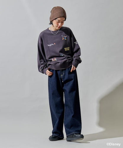 【MICKEY MOUSE】復古刺繡衛衣