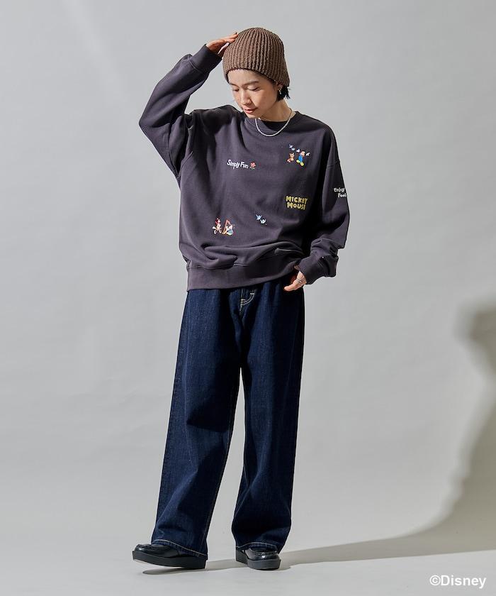 【MICKEY MOUSE】復古刺繡衛衣