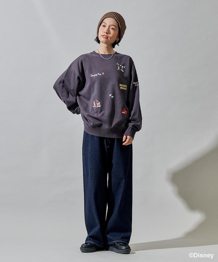 【MICKEY MOUSE】復古刺繡衛衣