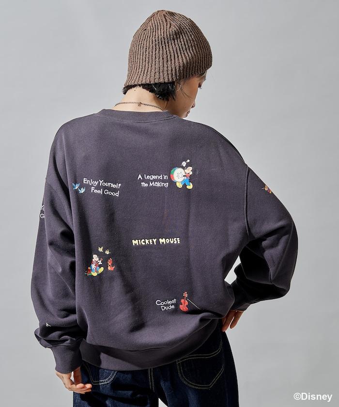 【MICKEY MOUSE】復古刺繡衛衣