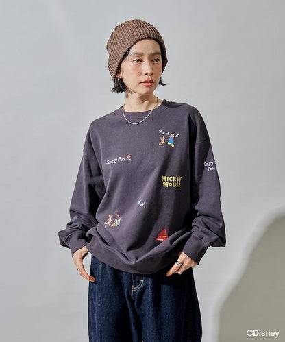 【MICKEY MOUSE】復古刺繡衛衣