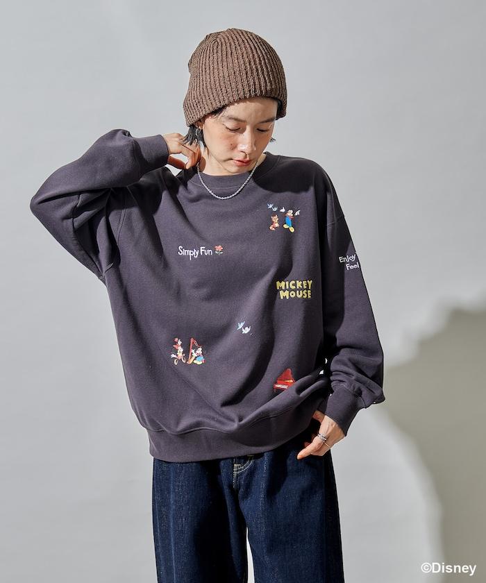 【MICKEY MOUSE】復古刺繡衛衣