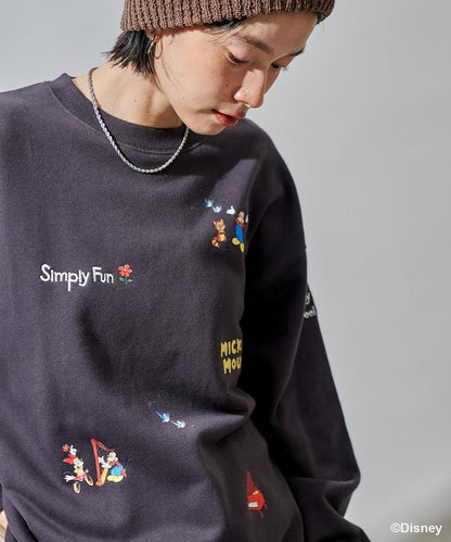 【MICKEY MOUSE】復古刺繡衛衣