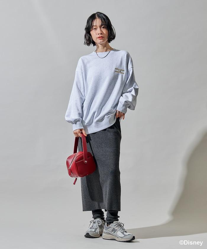 【MICKEY MOUSE】復古包袋印花衛衣