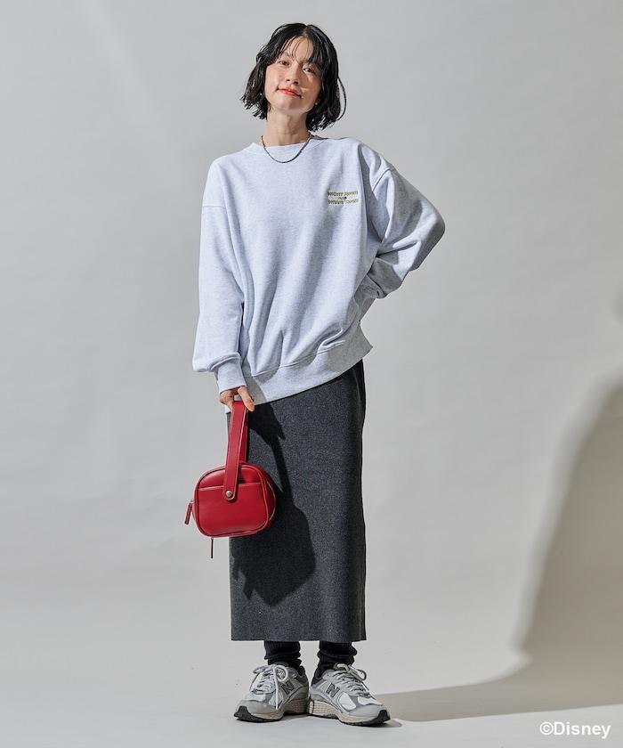 【MICKEY MOUSE】復古包袋印花衛衣