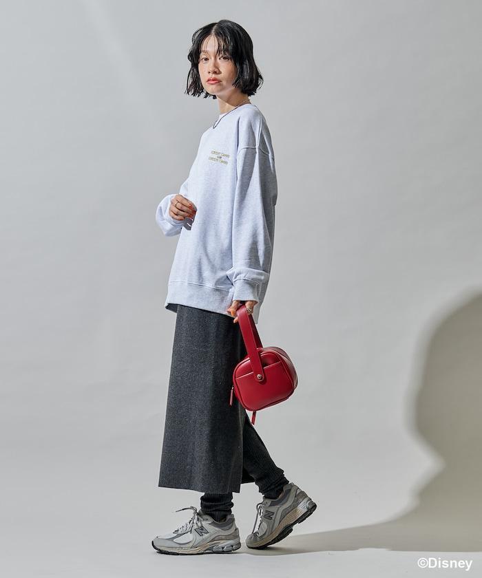 【MICKEY MOUSE】復古包袋印花衛衣