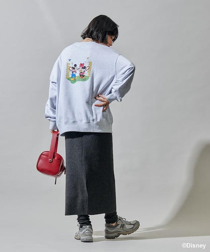 【MICKEY MOUSE】復古包袋印花衛衣