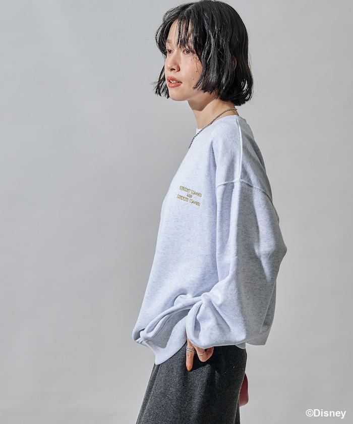 【MICKEY MOUSE】復古包袋印花衛衣