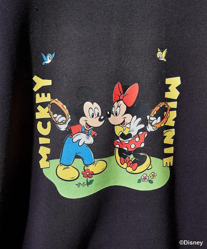 【MICKEY MOUSE】復古包袋印花衛衣