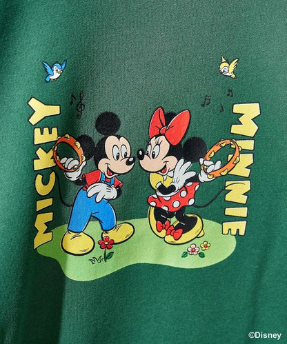 【MICKEY MOUSE】復古包袋印花衛衣