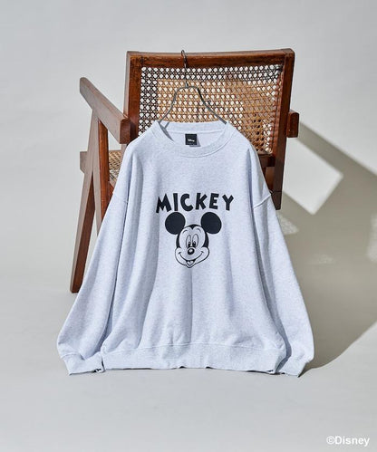 【MICKEY MOUSE】黑白印花衛衣