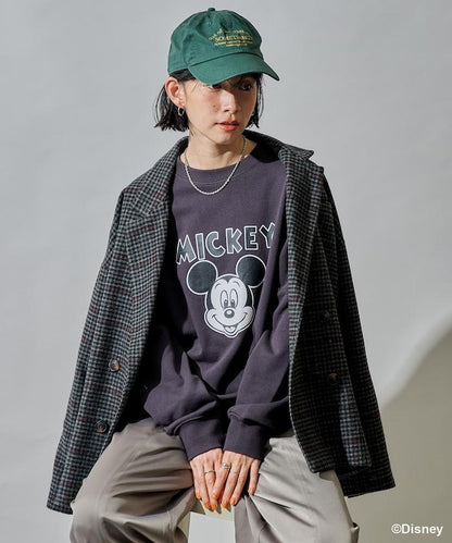 【MICKEY MOUSE】黑白印花衛衣