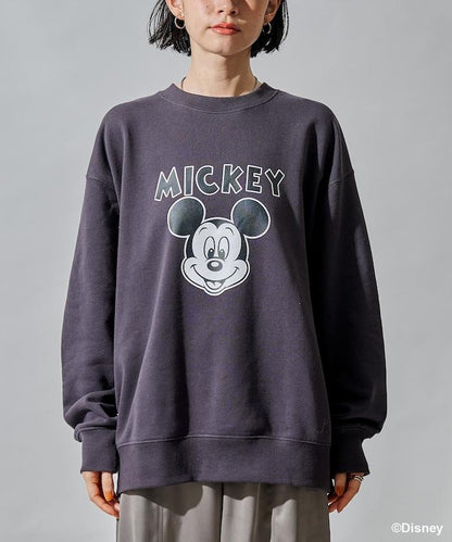 【MICKEY MOUSE】黑白印花衛衣