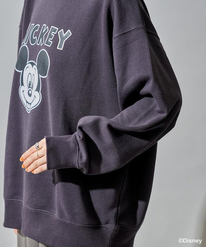 【MICKEY MOUSE】黑白印花衛衣