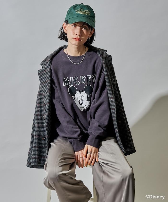 【MICKEY MOUSE】黑白印花衛衣