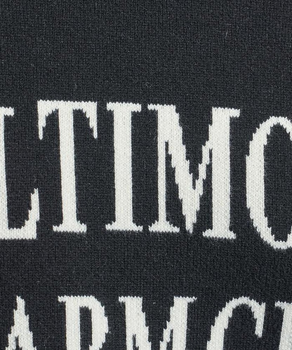 【可機洗】衛衣風格字母針織套頭衫