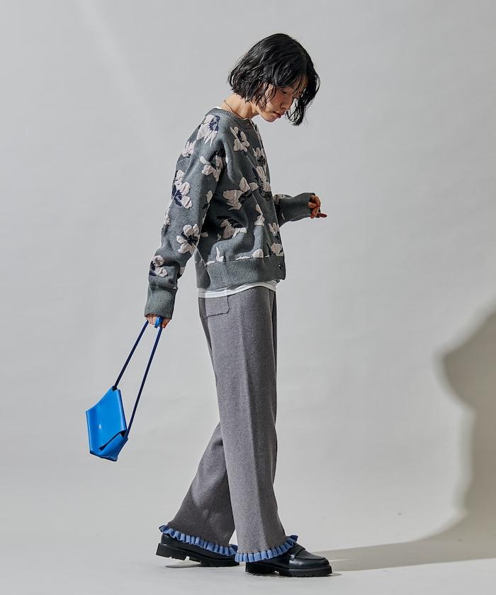 絨圈提花針織開衫