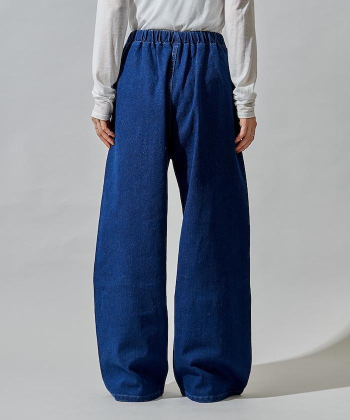 ＜有小個子尺碼＞加絨水洗牛仔休閒褲