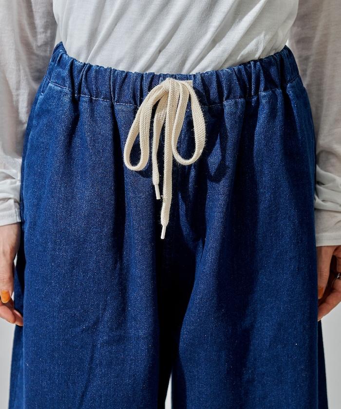 ＜有小個子尺碼＞加絨水洗牛仔休閒褲