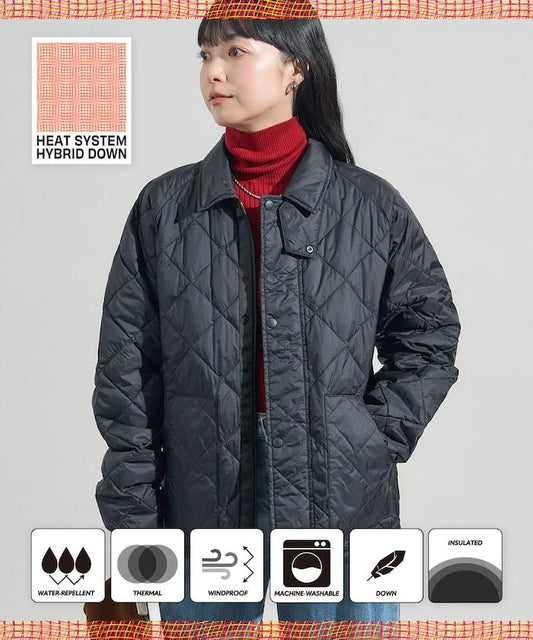 HEAT SYSTEM混合輕量羽絨服