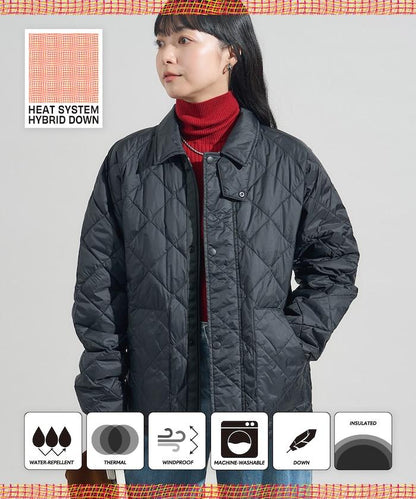 HEAT SYSTEM混合輕量羽絨服