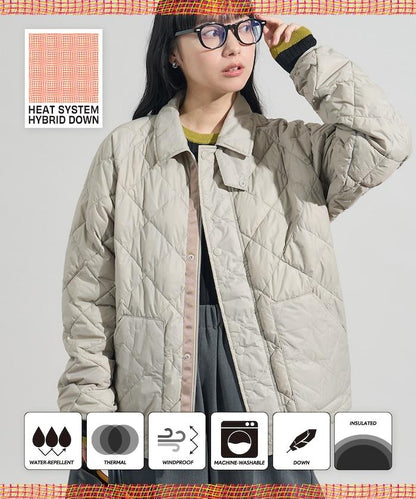 HEAT SYSTEM混合輕量羽絨服