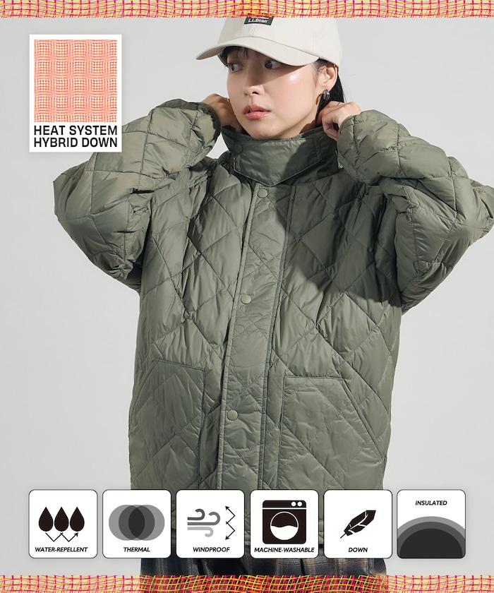 HEAT SYSTEM混合輕量羽絨服