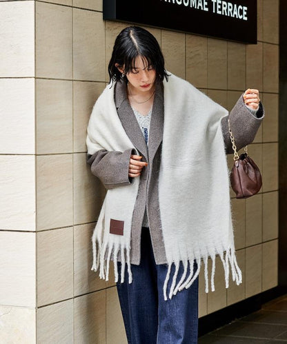 加厚流蘇圍巾