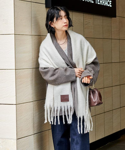 加厚流蘇圍巾