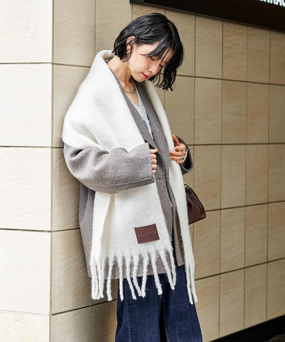 加厚流蘇圍巾