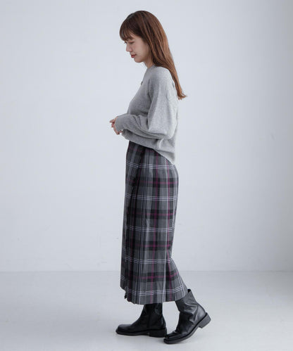 【特別】GLEN FYNE×Sonny Label 格紋拼接裙