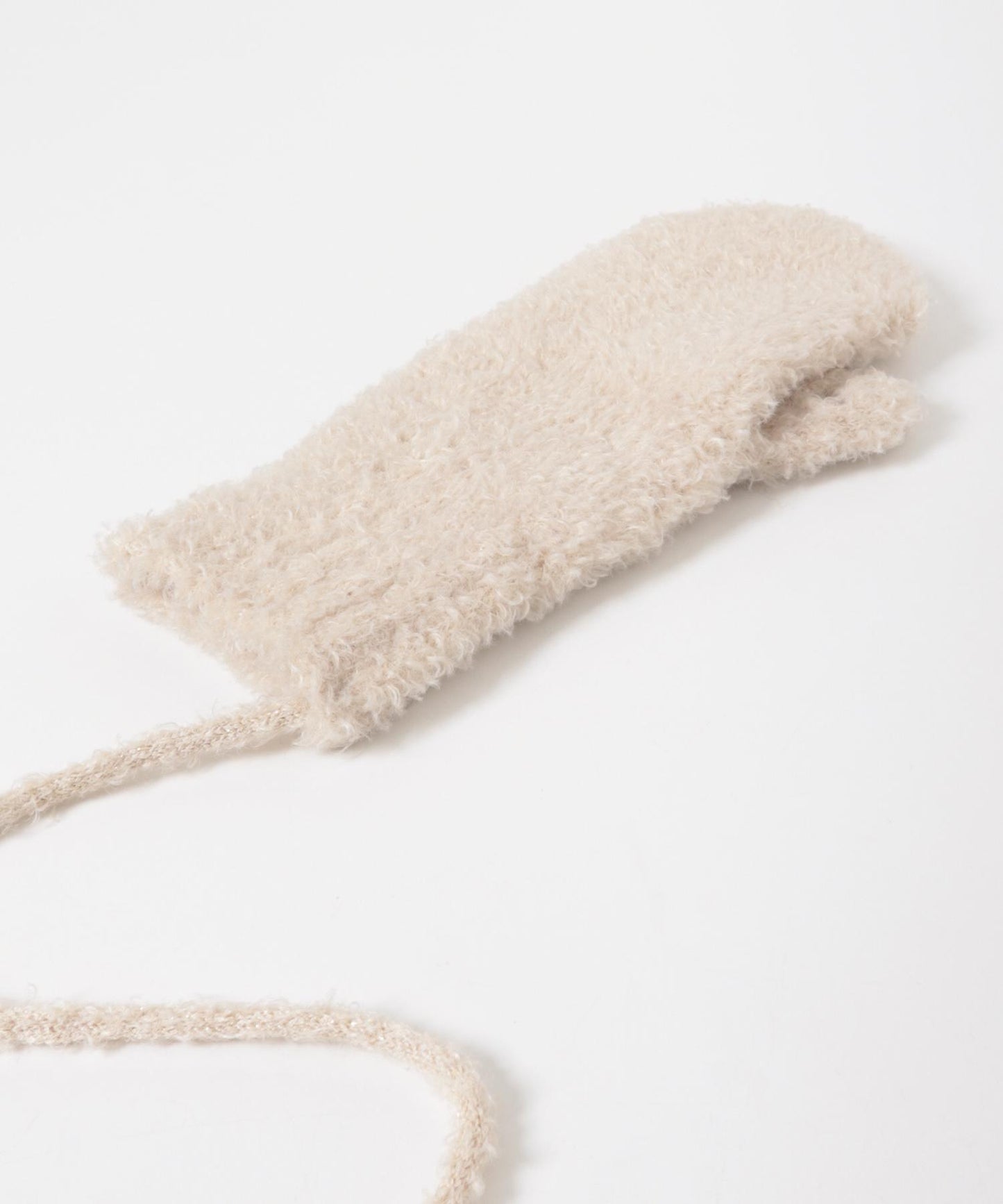 亮片圈圈紗針織連指手套