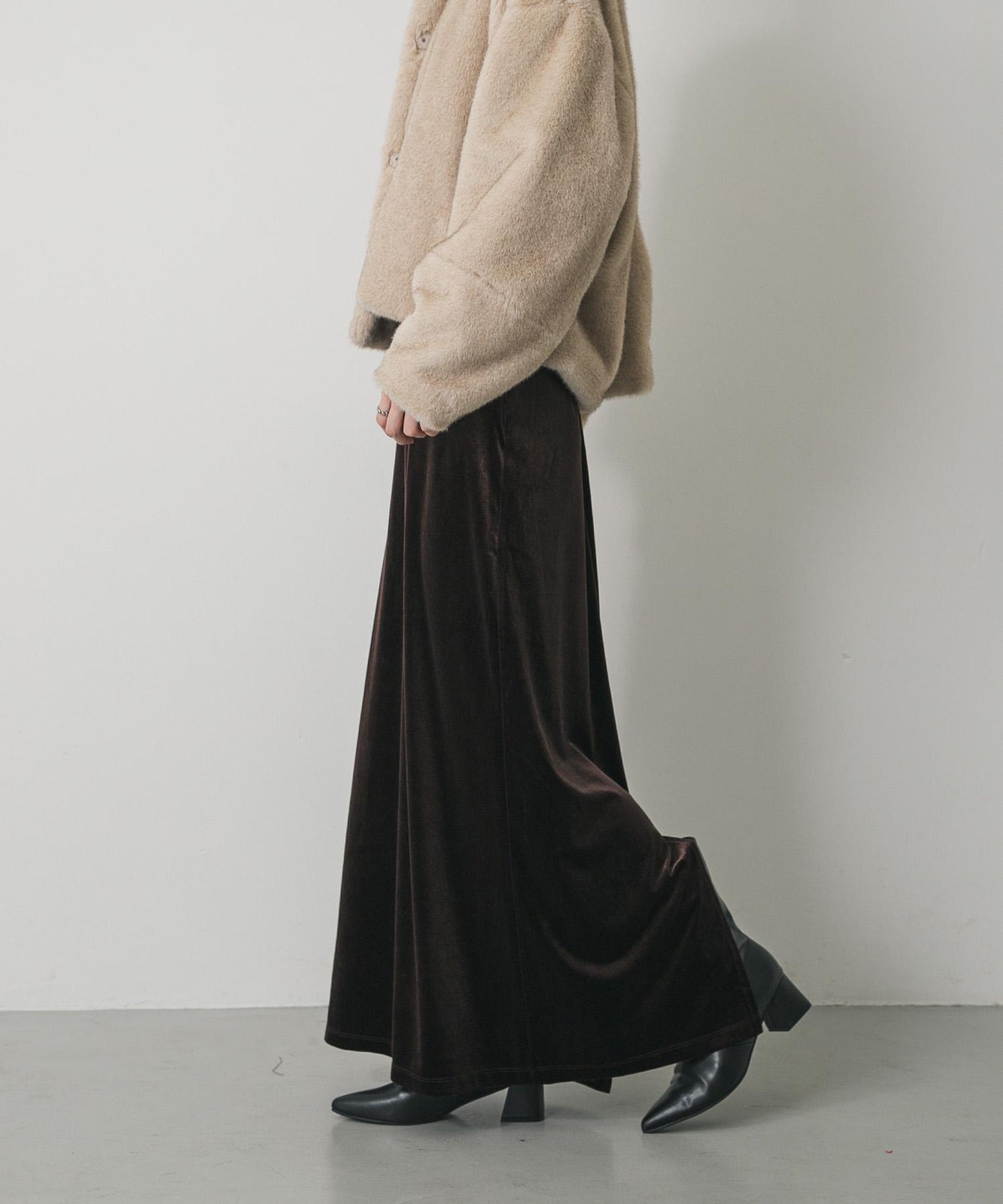 TALL尺碼/官網限定 天鵝絨吊帶裙