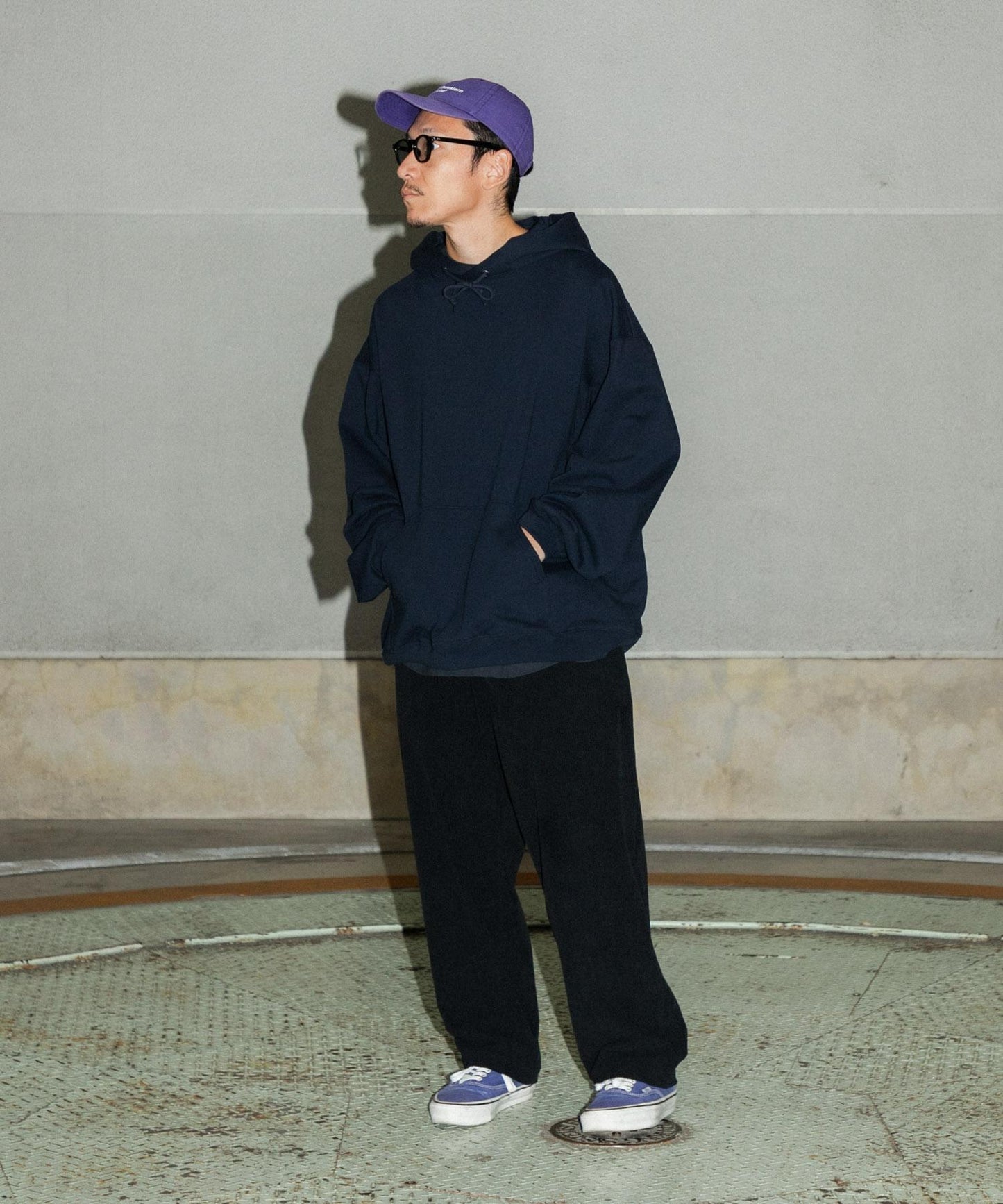 Dad簡約燈芯絨寬鬆長褲