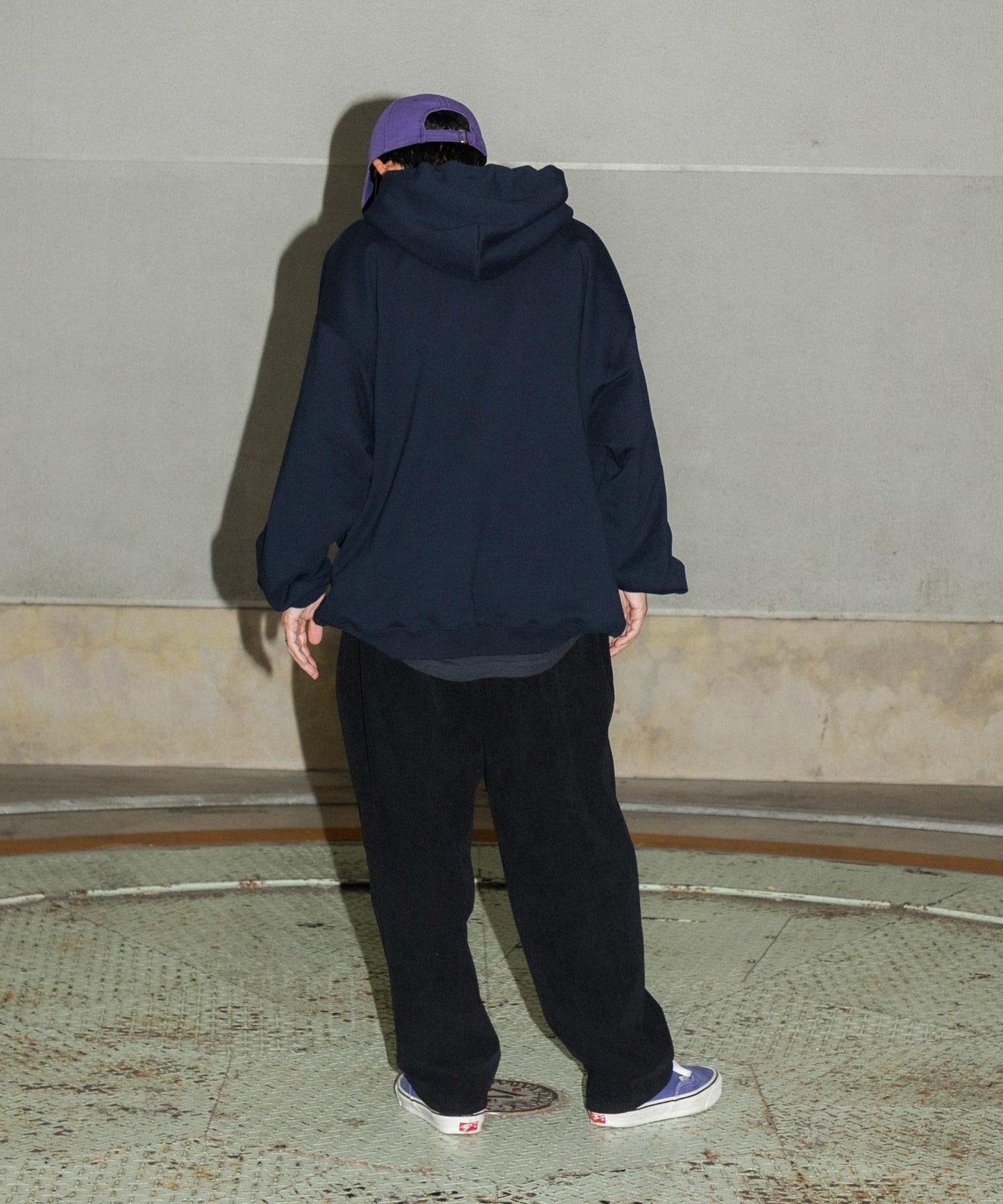 Dad簡約燈芯絨寬鬆長褲