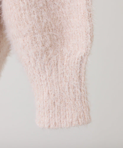 天鵝絨針織開衫