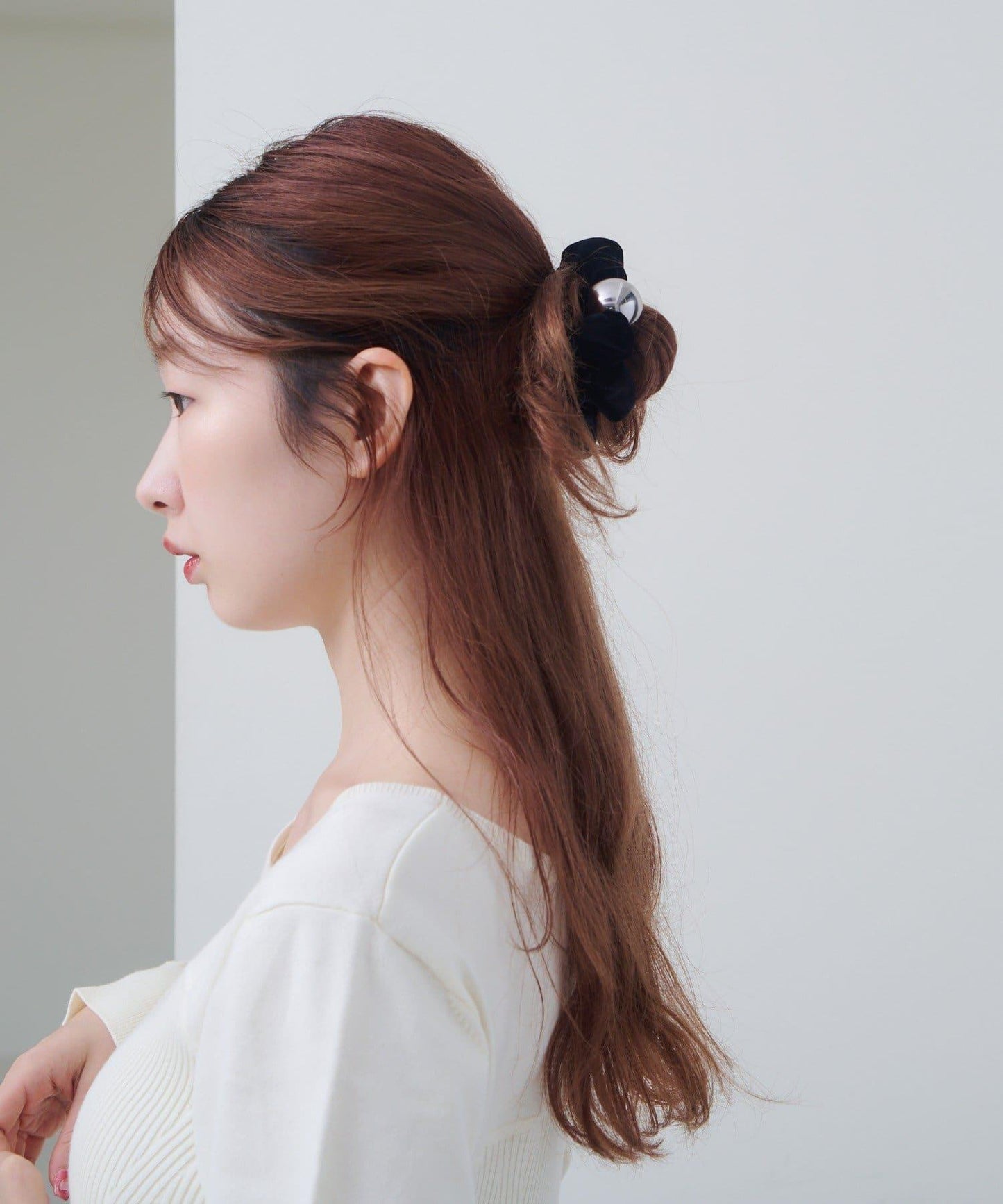 球形天鵝絨髮圈