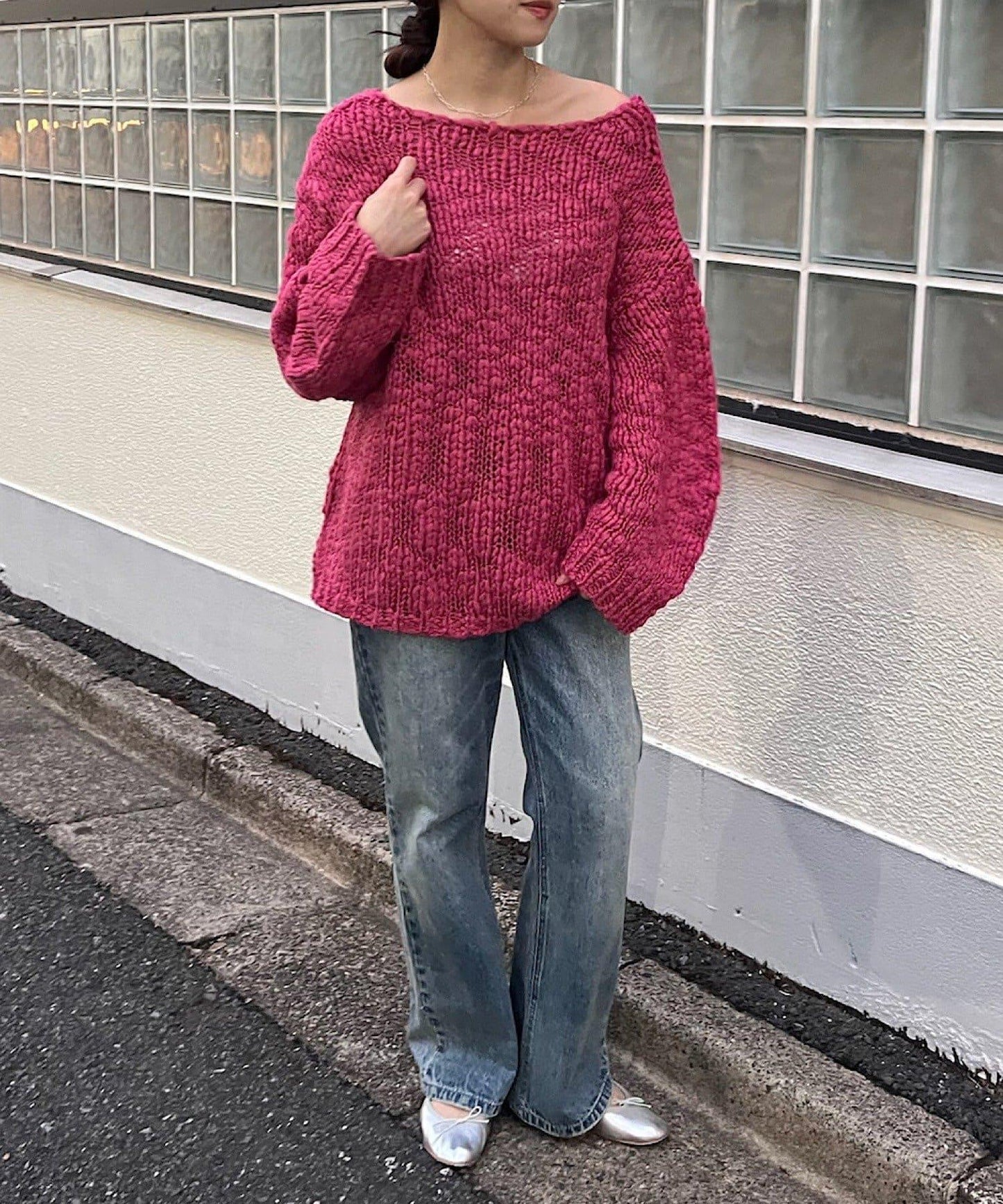 質感針織套頭衫